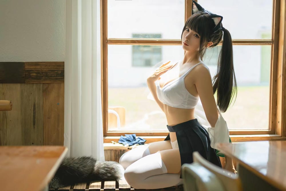 蠢沫沫 关于我学妹是个猫娘这件事 [22P-244MB] 1 (11).jpg